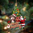 Havanese-Christmas Tree&Dog Hanging Ornament