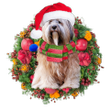 Tibetan Terrier Christmas Ornament