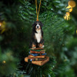 Bernese Mountain-Sit On The Book Two Sides Ornament
