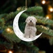 Coton De Tulear-Sit On The Moon-Two Sided Ornament