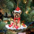 Yorkshire Terrier 1-Better Christmas Hanging Ornament