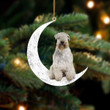 Wheaton terrier-Sit On The Moon-Two Sided Ornament