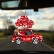 Cavalier King Charles Spaniel-Valentine Car Two Sides Ornament