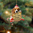 Beagle-Christams & New Year Two Sided Ornament