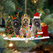 Cairn Terrier-Christmas Dog Friends Hanging Ornament