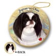 Map dog Ornament-Japanese Chin Porcelain Hanging Ornamen