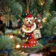 Havanese 3-Xmas Boot-Two Sided Ornament