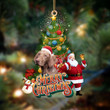 Vizsla-Christmas Tree&Dog Hanging Ornament