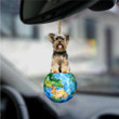Yorkshire Terrier-Around My Dog-Two Sided Ornament