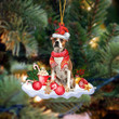 American Bulldog 1-Better Christmas Hanging Ornament