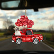 Shih Tzu2-Valentine Car Two Sides Ornament