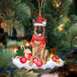 German Shepherd 2-Better Christmas Hanging Ornament