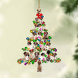 Brittany-Christmas Tree Lights-Two Sided Ornament