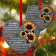 Cross Christian Ceramic Heart Ornament - Will I Dance For You HQ133