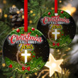 Christmas Ceramic Circle Ornament - It's All About Jesus NUQ95