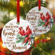 You Are In Jesus's Heart - Meaningful Ceramic Circle Ornament CC32