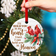 You Are In Jesus's Heart - Meaningful Ceramic Circle Ornament CC32