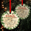 The Christmas Story Shine God's Glory - Christian Ceramic Circle Ornament HIHN34
