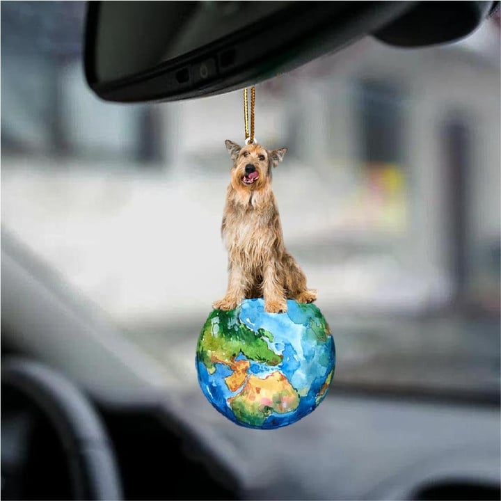 Berger Picard-Around My Dog-Two Sided Ornament