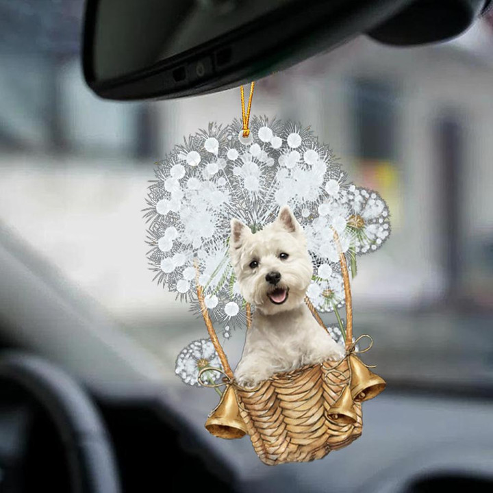 West Highland White Terrier-Dandelion-Two Sided Ornament