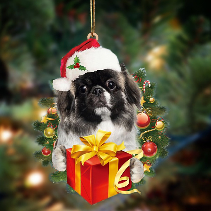 Pekingese-Dogs give gifts Hanging Ornament