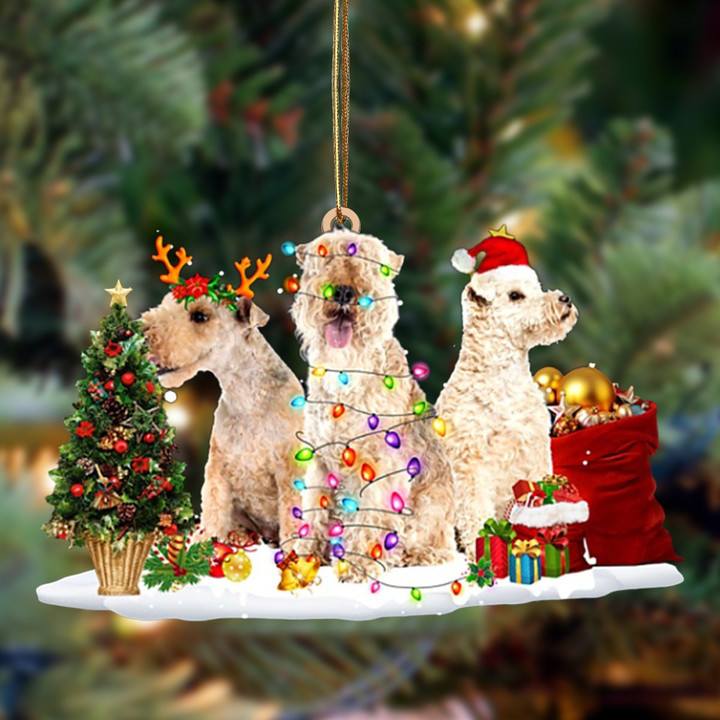 Lakeland Terrier-Christmas Dog Friends Hanging Ornament
