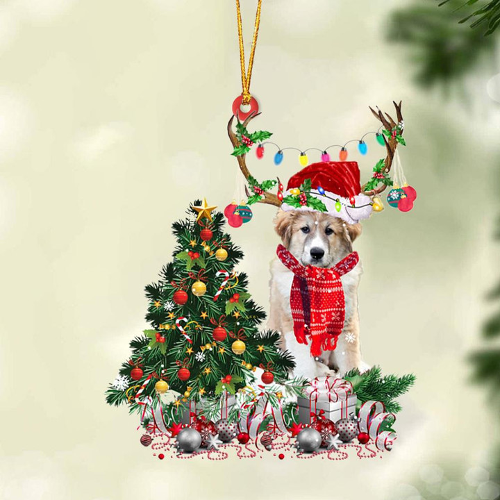 Great Pyrenees 1-Christmas Tree Gift Hanging Ornament