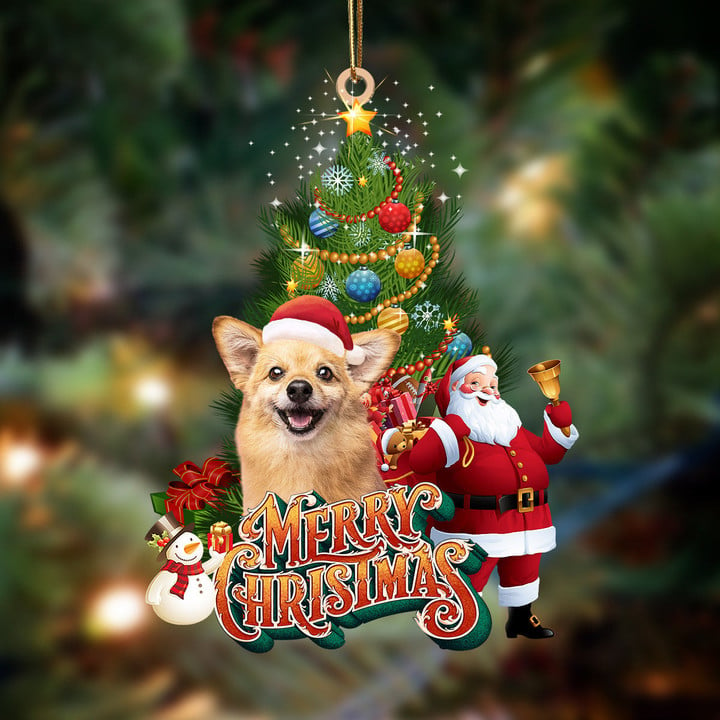 Chihuahua 4-Christmas Tree&Dog Hanging Ornament