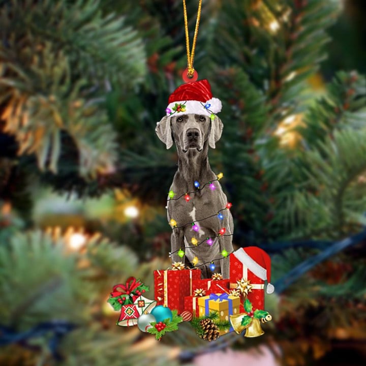 Weimaraner 1-Dog Be Christmas Tree Hanging Ornament