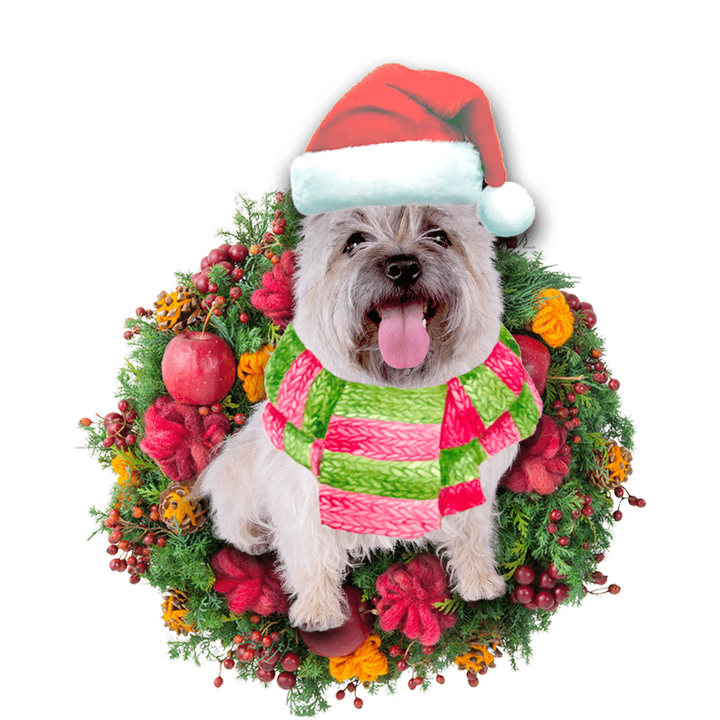 Cairn Terrier Christmas Ornament