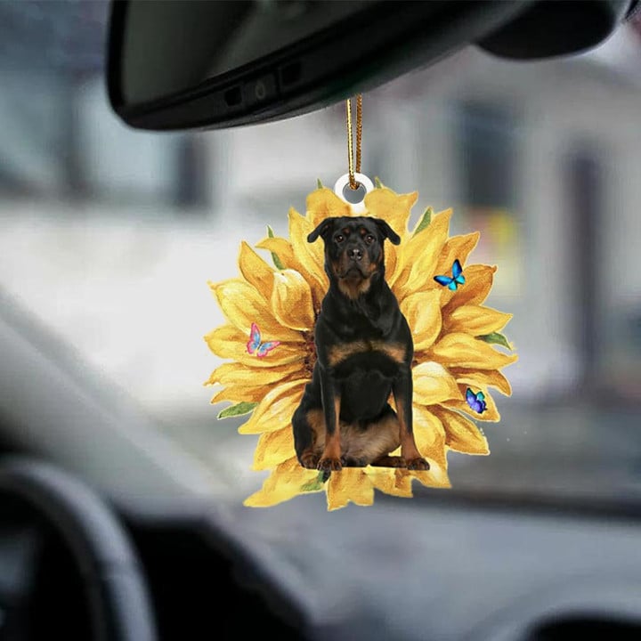 Rottweiler 2-The Sunshine-Two Sided Ornament