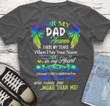 For My Dad In Heaven I Hide My Tear Unisex Cotton Tshirt