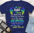 For My Dad In Heaven I Hide My Tear Unisex Cotton Tshirt