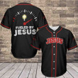 Fueled By Jesus Baseball Jersey 420