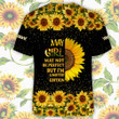 Personalized Custom Name May Girl Sunflower Tshirt