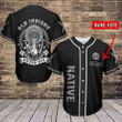 Native Never Die Personalized Name Baseball Jersey 408