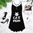 Cat Sleeveless Spaghetti Strap Summer Dress Printed 3D Best Mother's Day Gifts Ideas For Mom