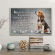 Beagle I Will Be There Canvas