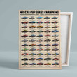 Nascar Cup Series Champions Canvas, Wall Art Canvas, Gift Canvas, Christmas Canvas