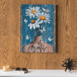Just Breath Canvas, Daisy Flower Canvas, Butterfly Canvas, Daisy and Butterfly Canvas - Canvas Prints
