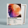Man On The Moon Canvas, Kid Cudi Album Cover Canvas, Wall Art Canvas, Gift Canvas
