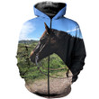 3D All Over Printed Custom Horse Tops