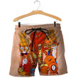 3D All Over Printed Orange Members Shirts And Shorts