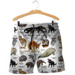 3D All Over Printed Australian Animals Shirts and Shorts