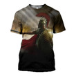 3D All Over Printed Spartan T-shirt Hoodie SAUK050513