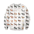 3D All Over Printed Beautiful Horse Breeds Shirts and Shorts
