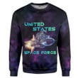 3D United States Space Force Custom Sweatshirt Apparel
