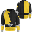 3D Power Rangers HyperForce Yellow Custom Sweatshirt