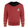 3D Star Trek The Original Series Red Suit Custom Sweatshirt