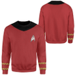 3D Star Trek The Original Series Red Suit Custom Sweatshirt